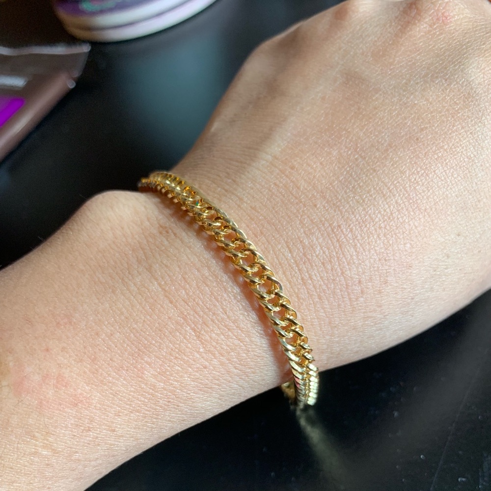 7.5” saudi gold bracelet